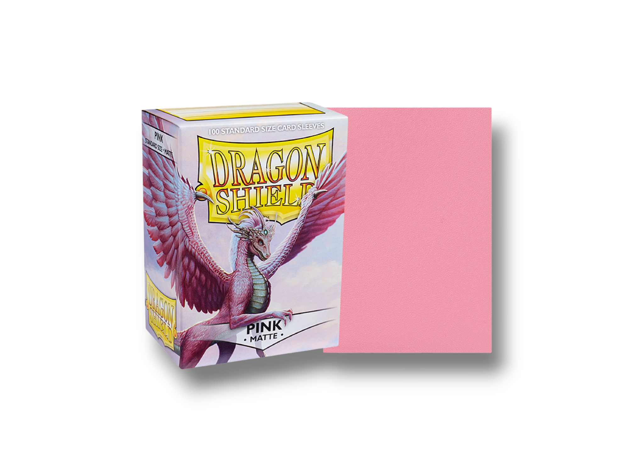 Dragon Shield Matte Sleeves - Pink (100 Sleeves)