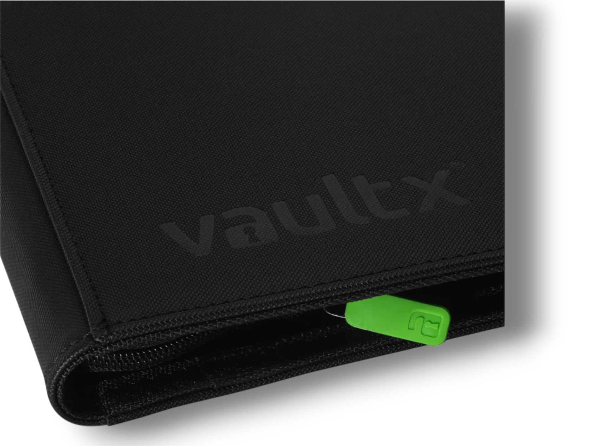 Vault X: Pasta com zíper EXO-TEC – 9 bolsos (preta) (360 cartões)