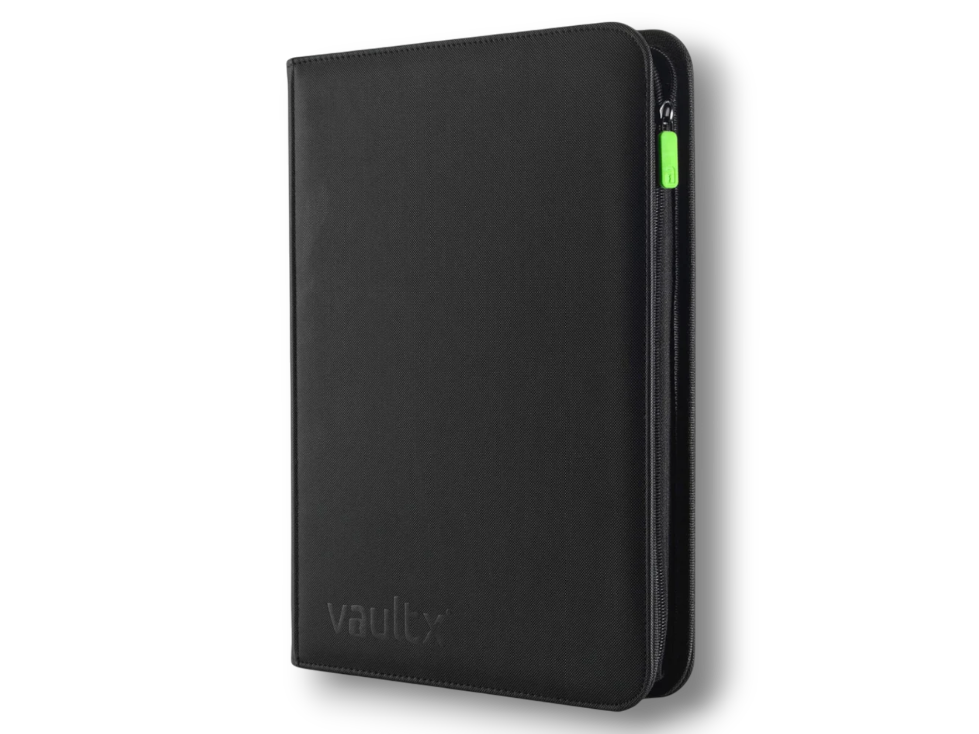 Vault X: Pasta com zíper EXO-TEC – 9 bolsos (preta) (360 cartões)