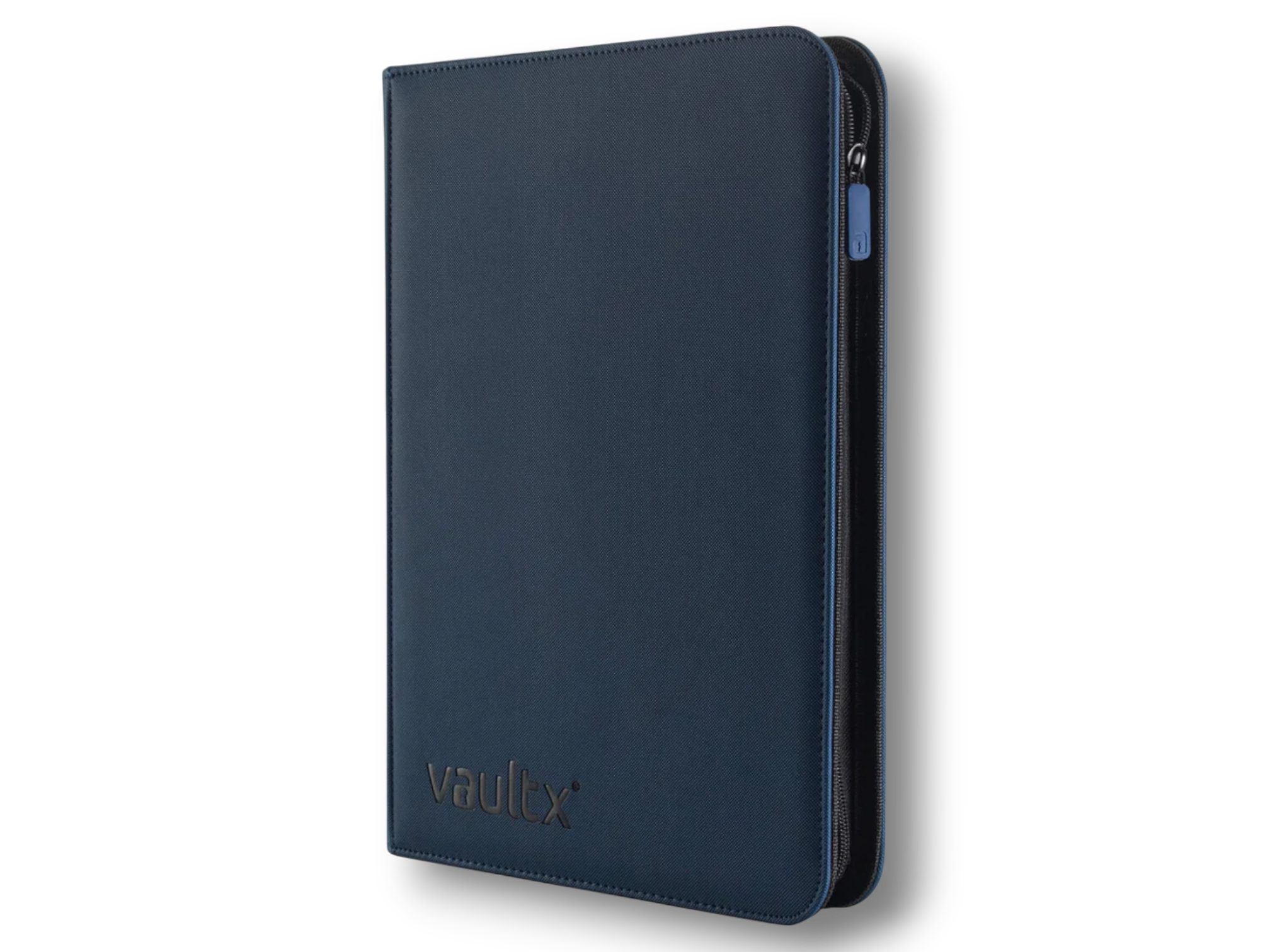 Vault X: Pasta com fecho de correr EXO-TEC – 9 bolsos (azul royal) (360 cartões)