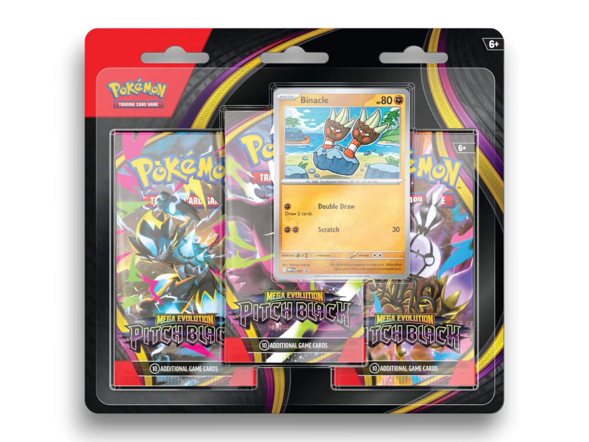 Pokémon - Pitch Black 3-Pack Blister - Binacle