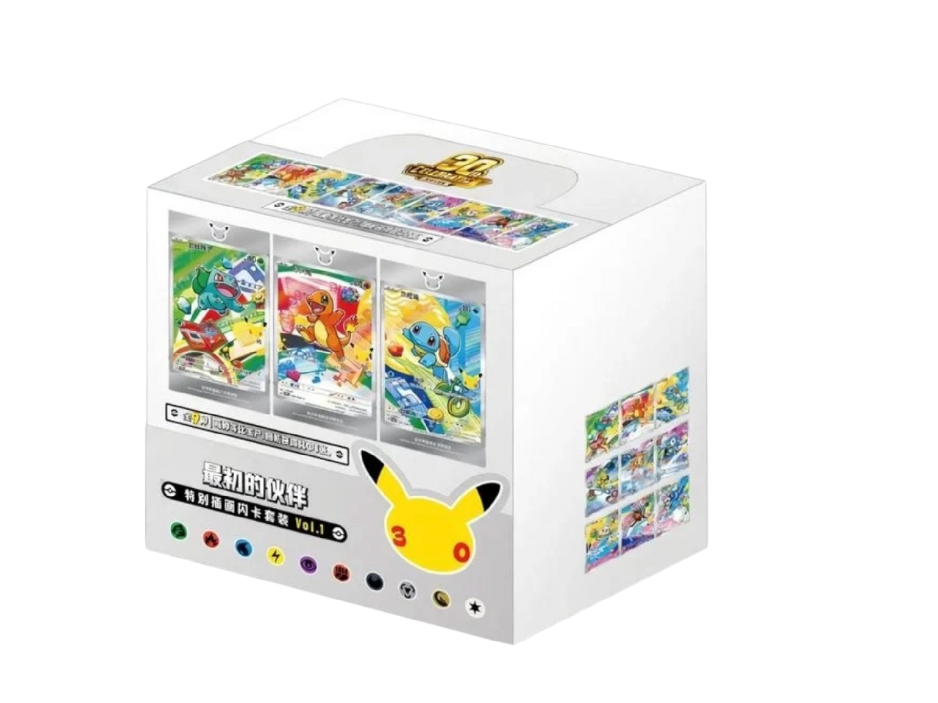 Pokémon 30th ANNIVERSARY vol.1 Pokémon 30th Anniversary First Partner Vol. 1 DISPLAY (CN