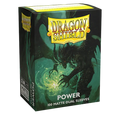 Dragon Shield Dual Matte Sleeves - Metallic Green / Power (100 Sleeves)