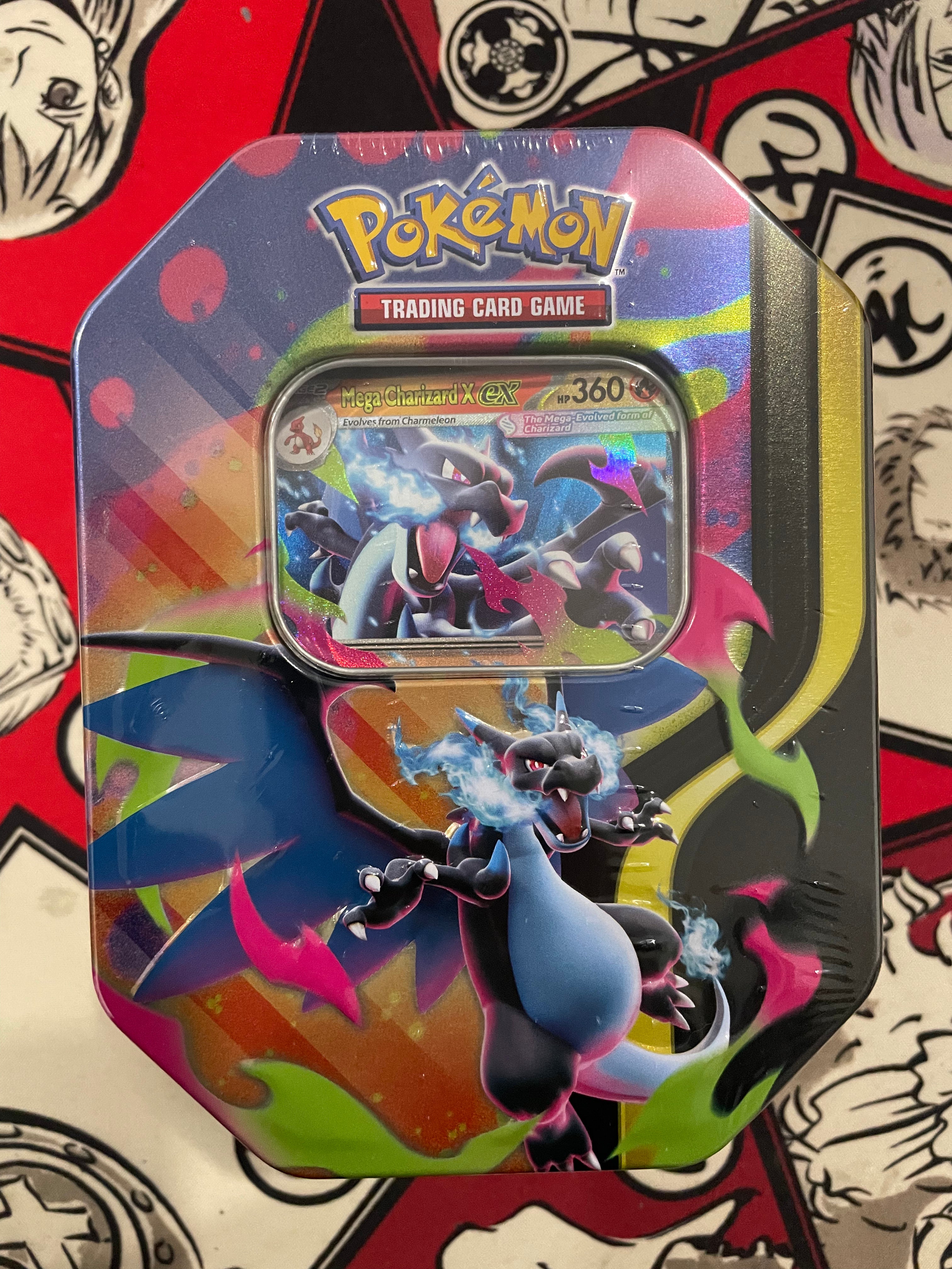 Mega Charizard X ex Tin