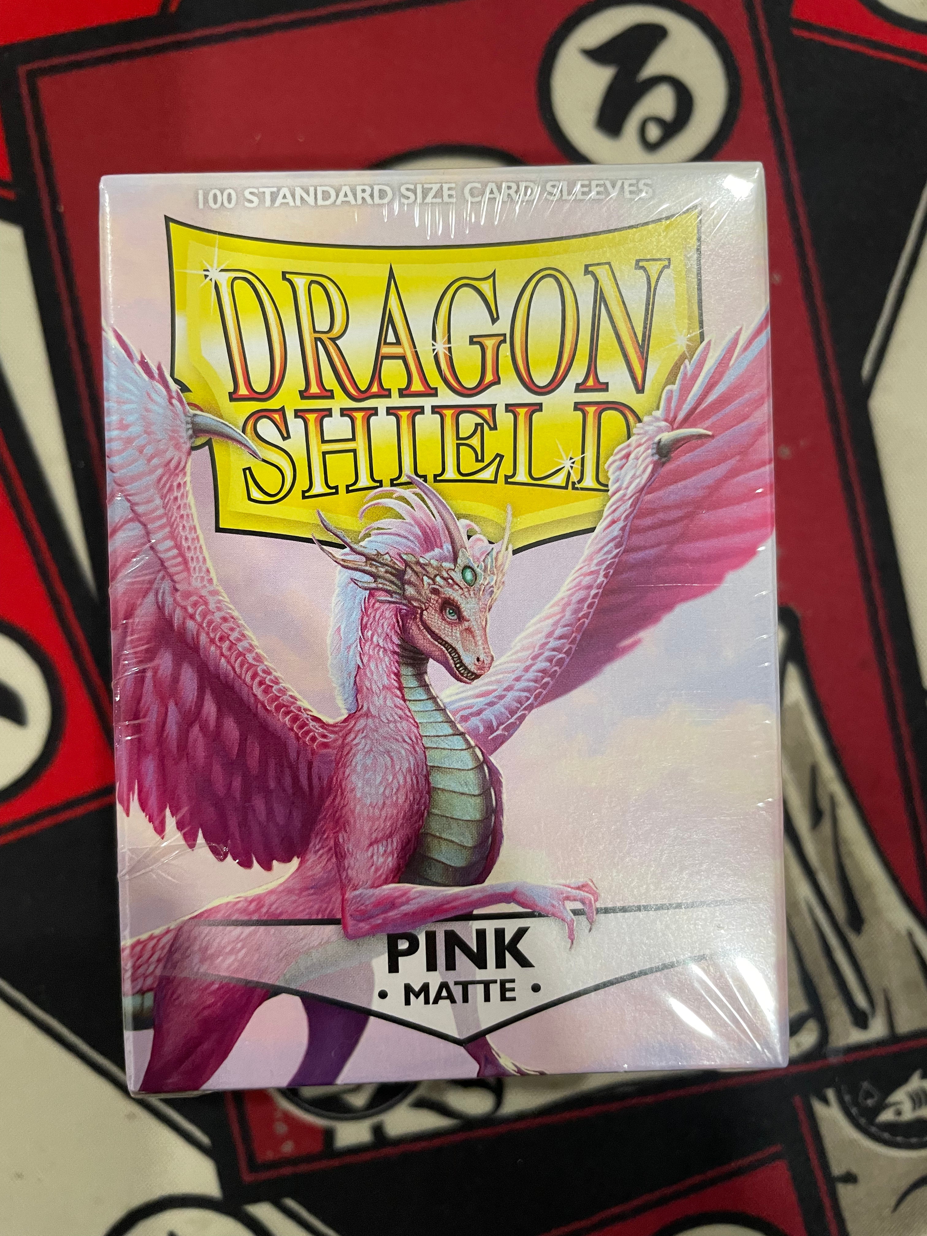 Dragon Shield Matte Sleeves - Pink (100 Sleeves)