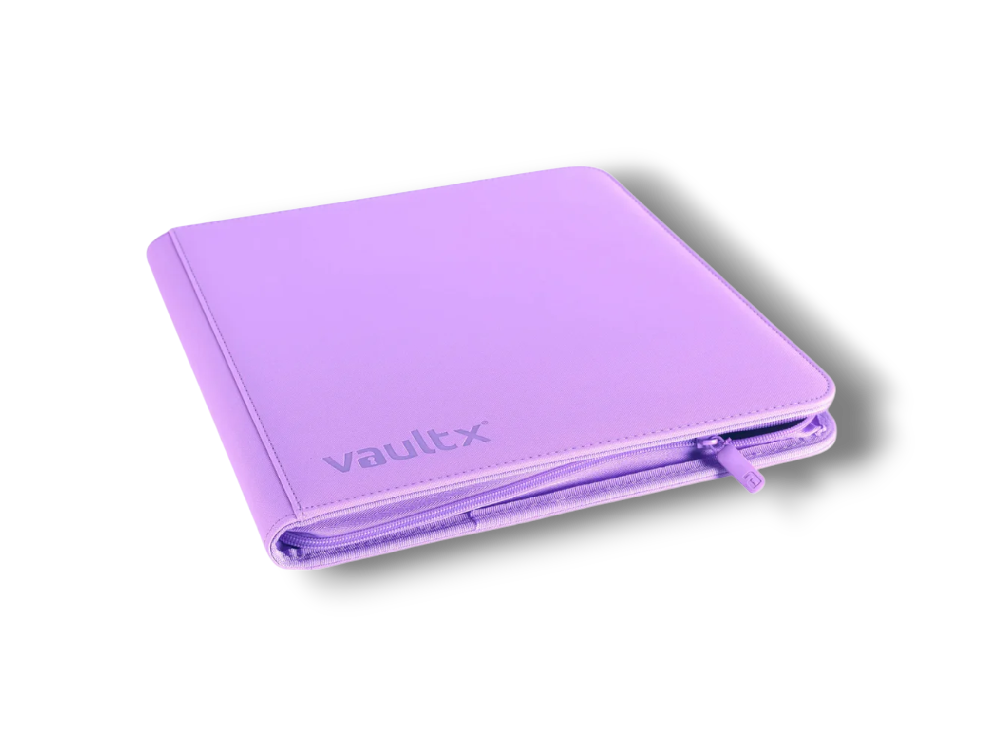 Vault X: Pasta com zíper EXO-TEC - 12 bolsos (apenas roxa) (480 cartões)