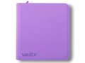 Vault X: Carpeta con cremallera EXO-TEC - 12 bolsillos (solo púrpura) (480 tarjetas)