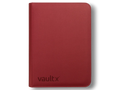 Vault X: EXO-TEC Metálico – 9 Bolsillos (Rojo) (360 Tarjetas)