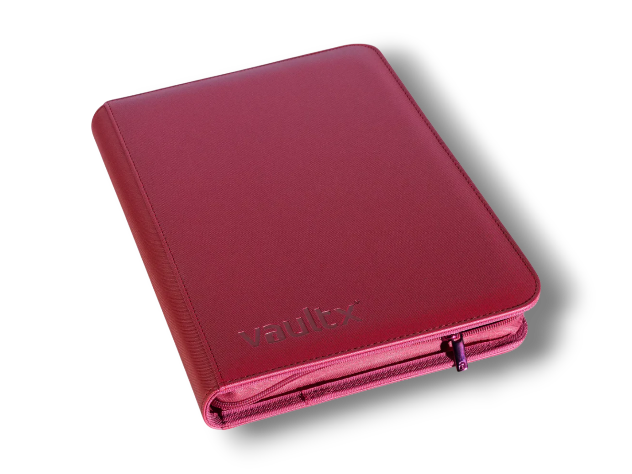 Vault X: EXO-TEC Metálico – 9 Bolsos (Vermelho) (360 Cartões)