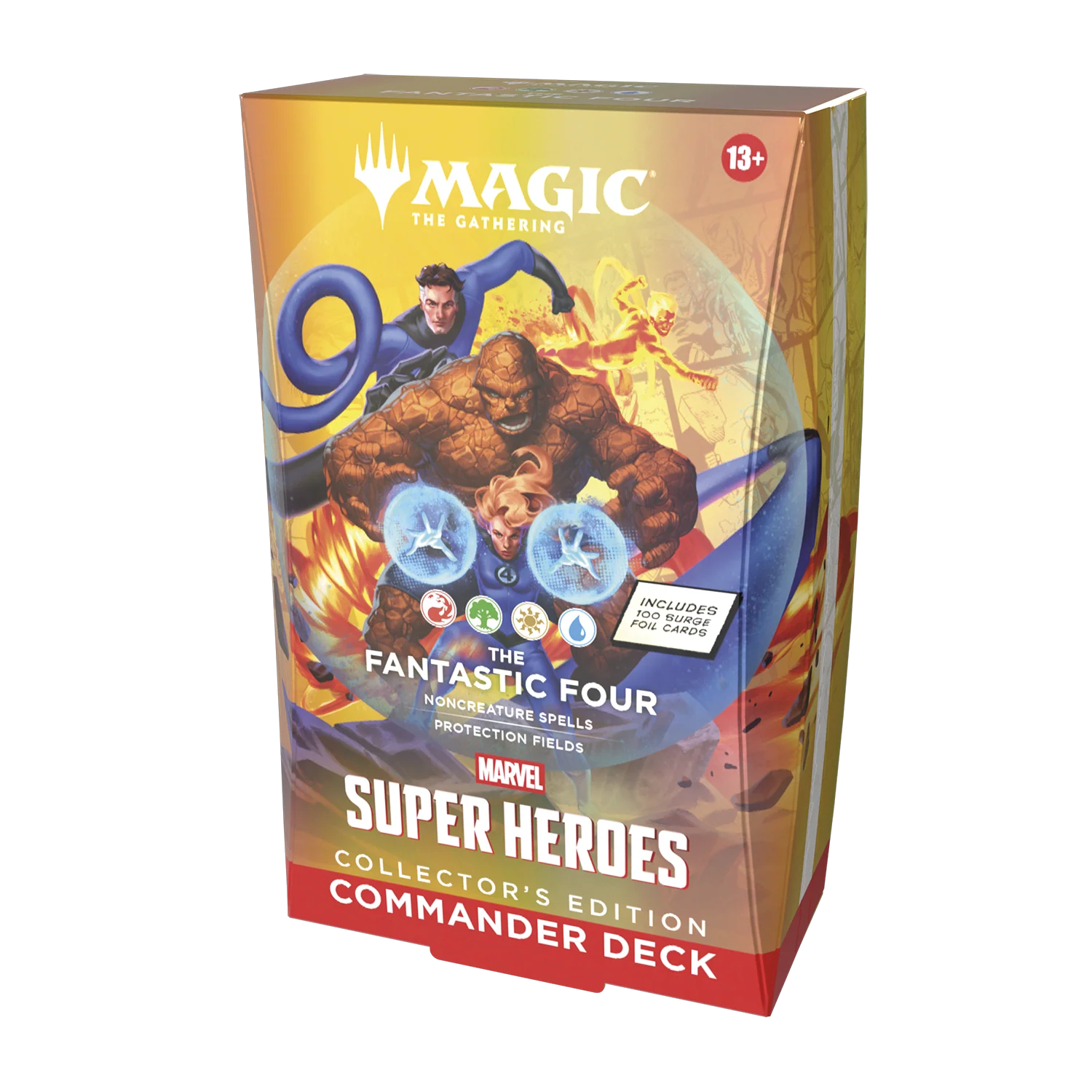 Mazo de comandante de Marvel Super Heroes, edición de coleccionista: Los Cuatro Fantásticos