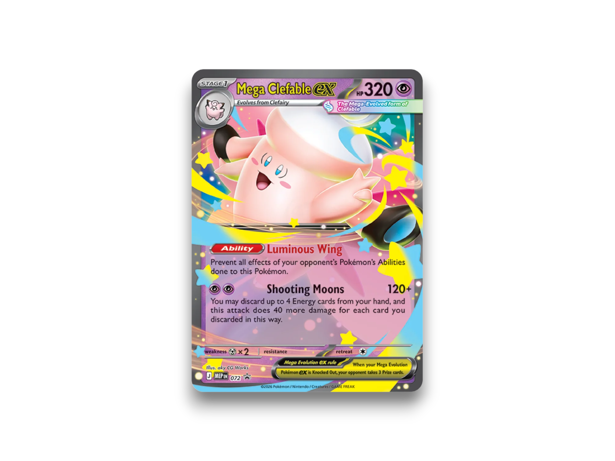 Mega Clefable ex Tin