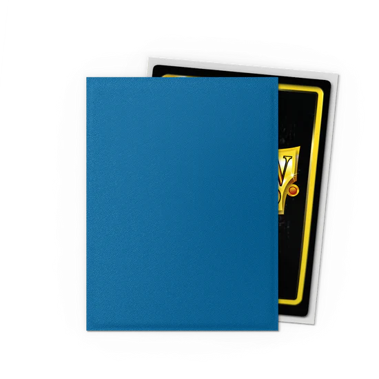 Dragon Shield Standard Matte Dual Sleeves - Edición especial - Azul y plata (100 fundas)