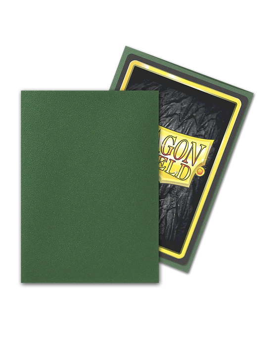 Fundas Dragon Shield Mate - Verde Bosque (100 fundas)